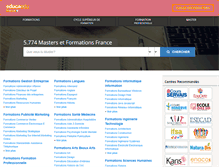 Tablet Screenshot of educaedu.fr